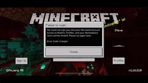 minecraft error code -1|minecraft error code creeper.